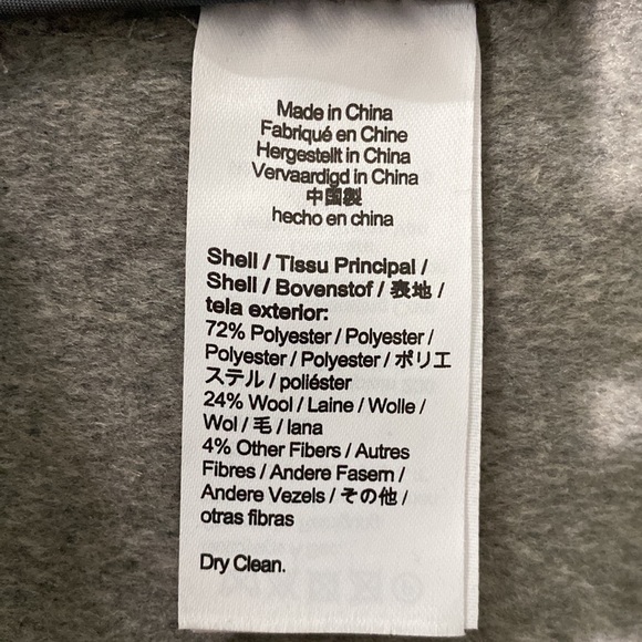 Women's J.Crew Leighton Blazer Jacket Double Faced Wool Size 2 Charcoal BJ930 - Picture 8 of 10